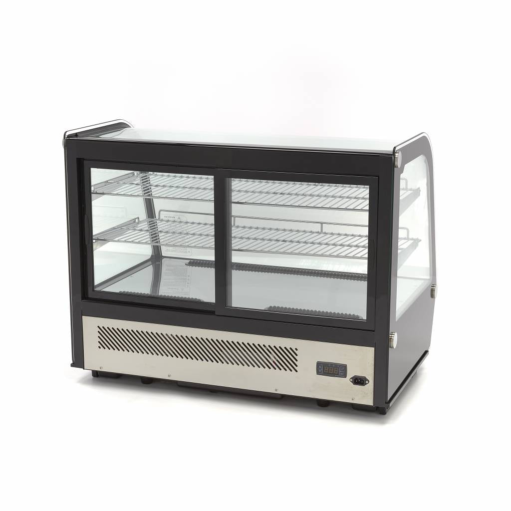 Frigorífico Expositor - Profesional - 160L - 88cm - Puertas Correderas Traseras