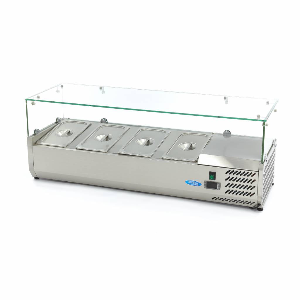Kühlaufsatz - Professionell - 120cm - für 4 x 1/3 GN