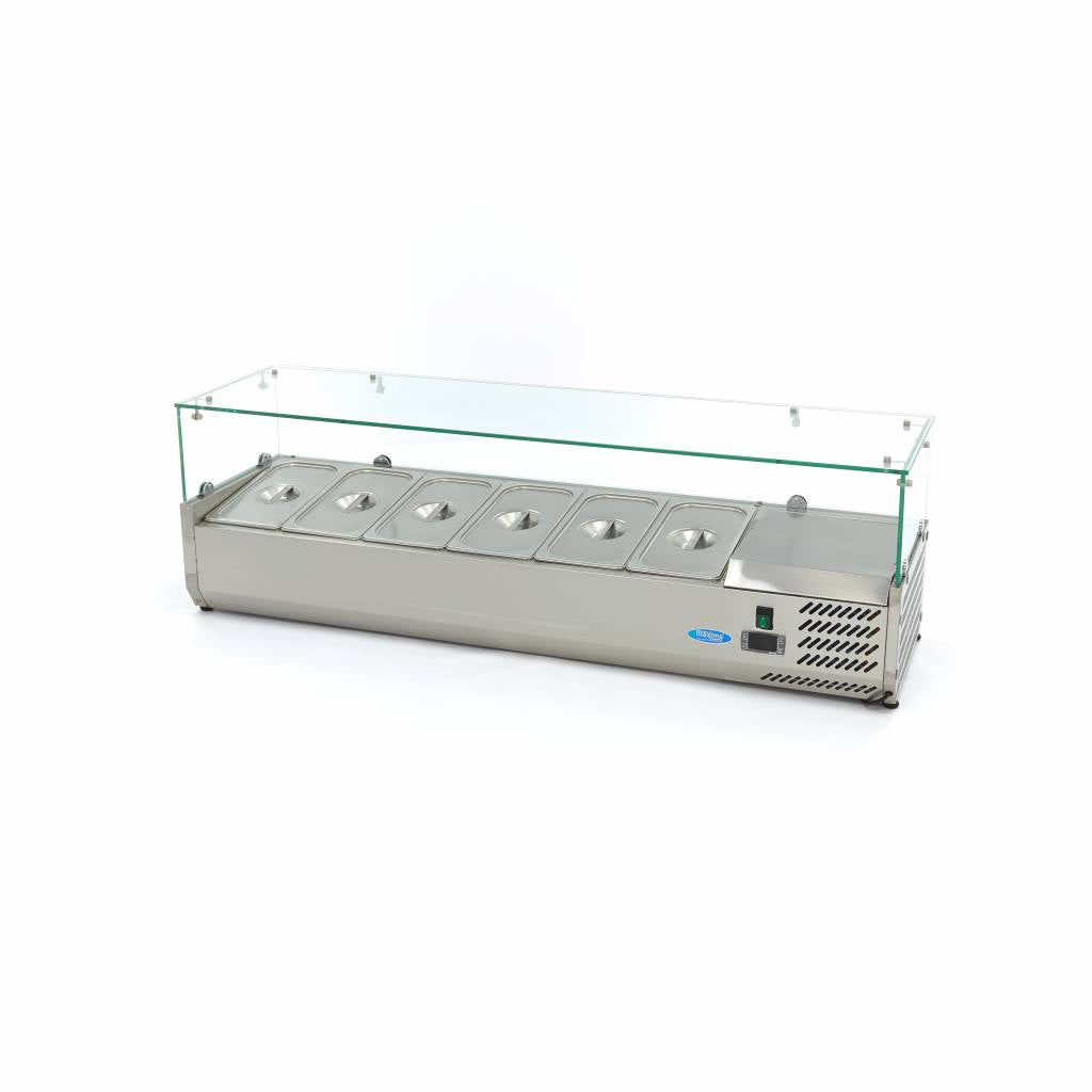 Vitrinas Refrigeradas Superior - Profesional - 140cm - para 6 x 1/3 GN
