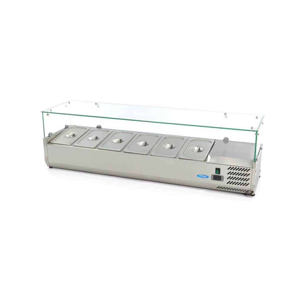 Kühlaufsatz - Professionell - 150 cm - für 6 x GN 1/3