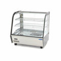 Vetrina riscaldata per alimenti - Professionale - 120L - 67,8cm - 3 ripiani