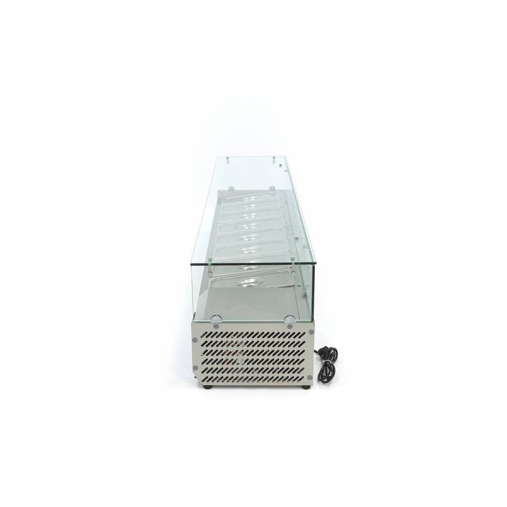 Vetrina Refrigerata Superiore - Professionale - 180cm - per 8 x 1/3 GN