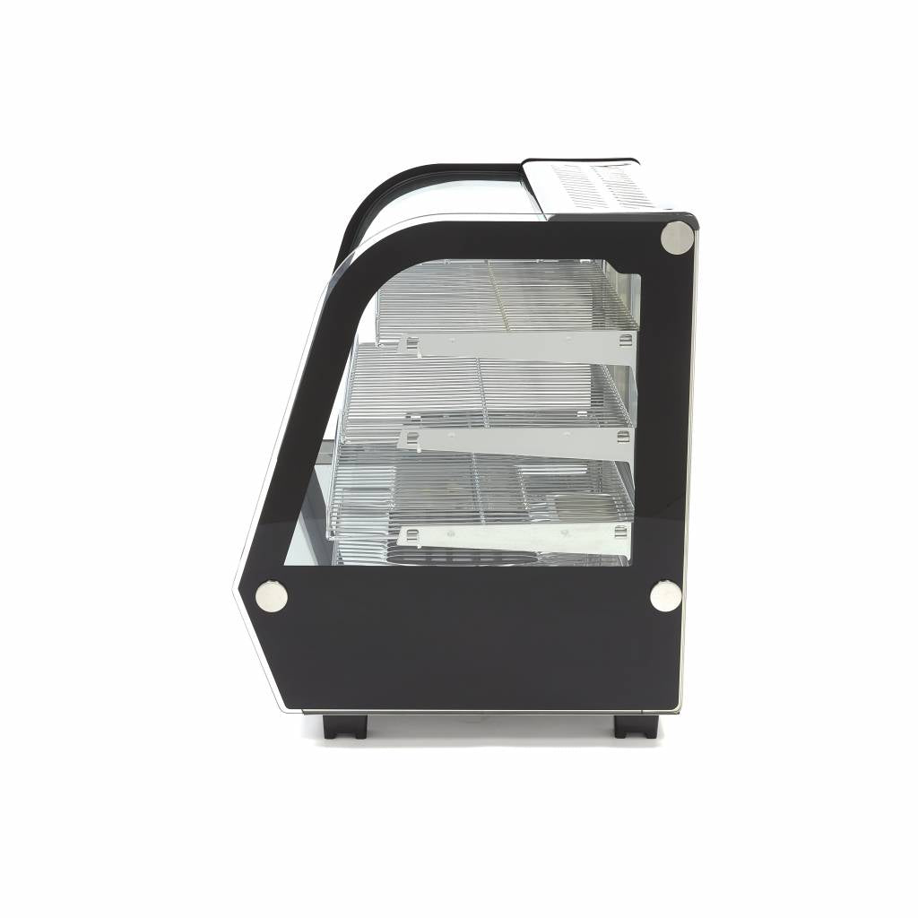 Vetrina riscaldata per alimenti - Professionale - 120L - 67,8cm - 3 ripiani