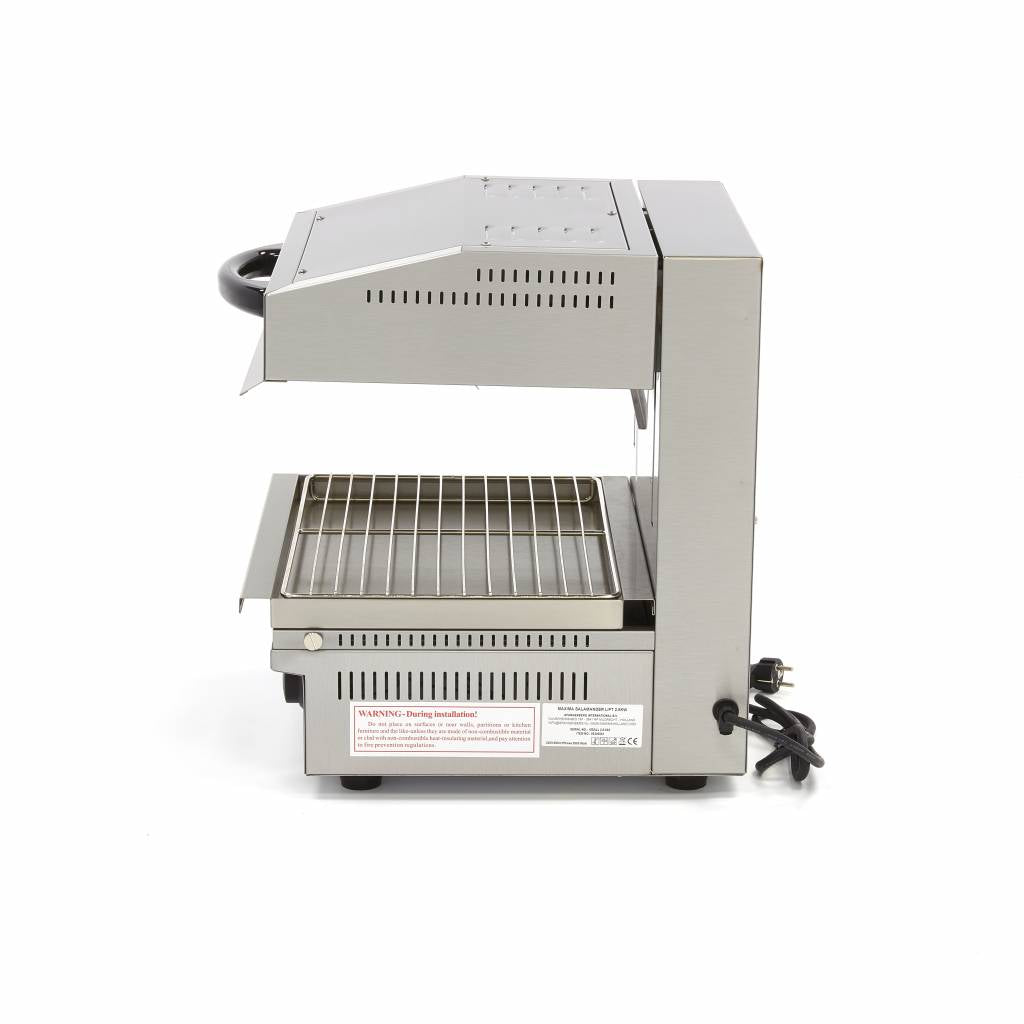 Salamander-Grill - Professionell - 44 x 32cm - 2800W - mit Höhenverstellung
