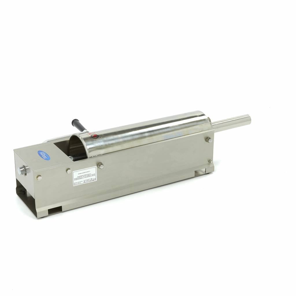 Máquina Rellenar Embutido - Profesional - 7L - Horizontal - incl 4 Tubos de Embutición