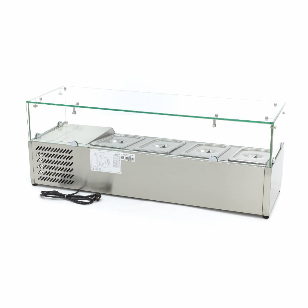 Kühlaufsatz - Professionell - 120cm - für 4 x 1/3 GN