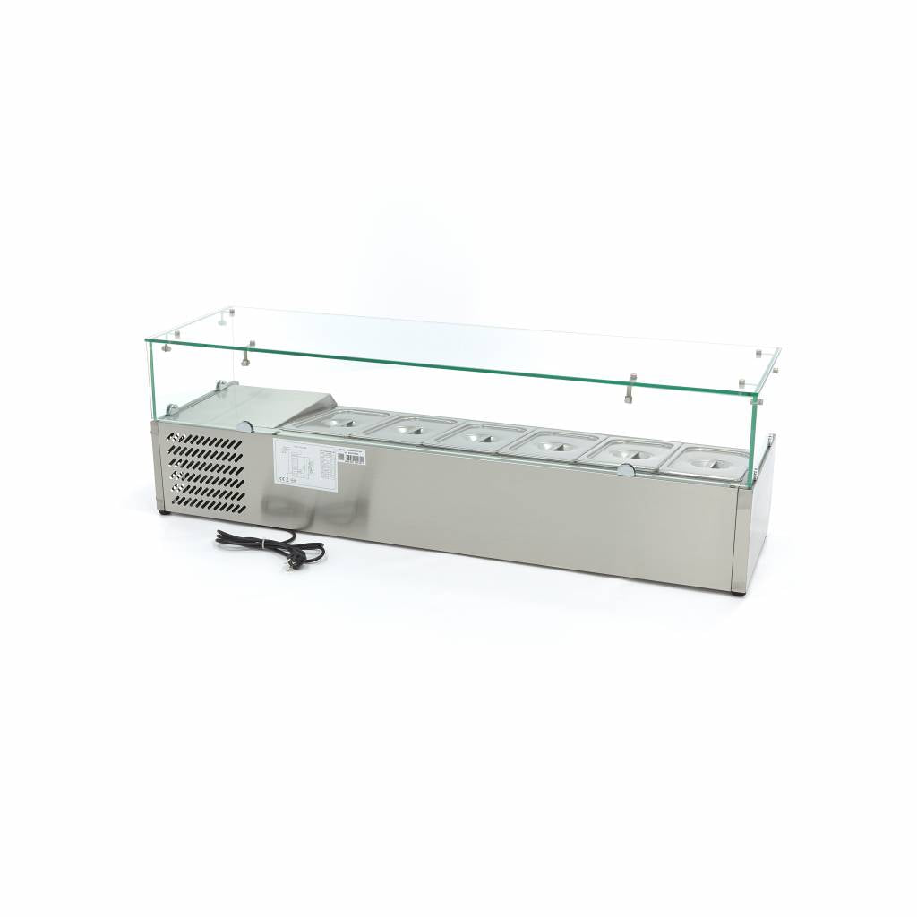 Vitrinas Refrigeradas Superior - Profesional - 140cm - para 6 x 1/3 GN