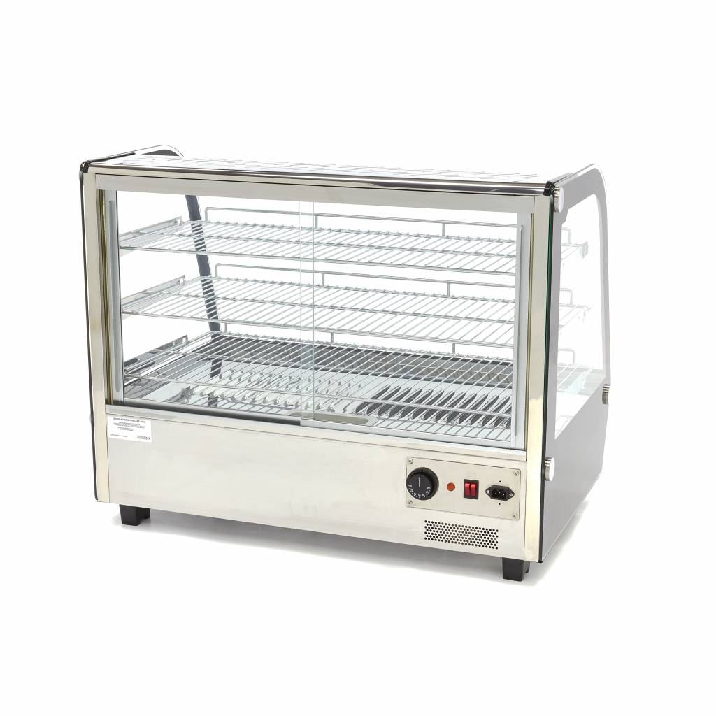 Expositor de Alimentos Calentado - Profesional - 160L - 85,6cm - 3 Estantes