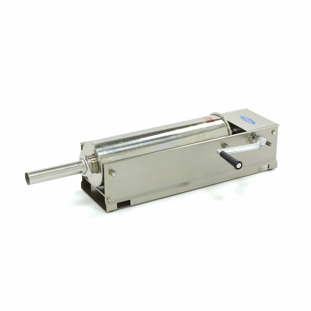 Máquina Rellenar Embutido - Profesional - 7L - Horizontal - incl 4 Tubos de Embutición