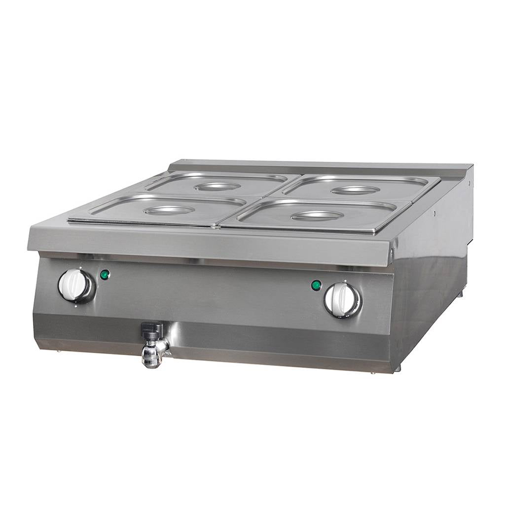 Bagnomaria Heavy Duty - Professionale - Unità doppia - Profondità 70cm - Elettrico