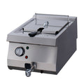 Heavy Duty Fritteuse - Professionell - 1 x 12L - Einzelgerät - 70cm Tiefe - mit Ablasshahn - Elektrisch