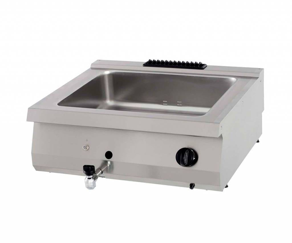 Heavy Duty Baño Maria - Profesional - Unidad Doble - 70cm de Profundidad - Gas