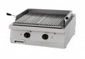 Heavy Duty Lavastein-Grill - Professionell - Doppelgerät - 70cm Tiefe - Gas