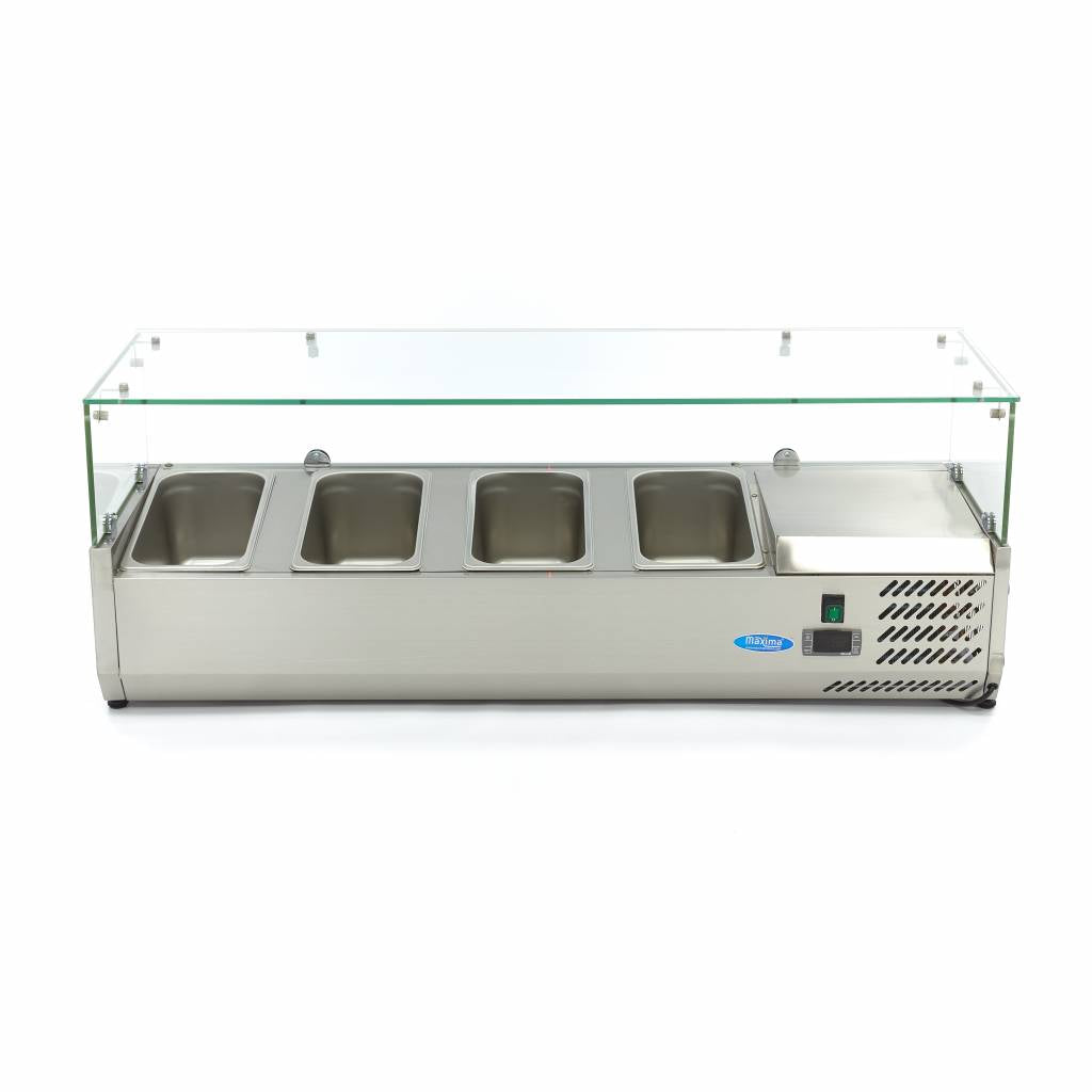 Kühlaufsatz - Professionell - 120cm - für 4 x 1/3 GN