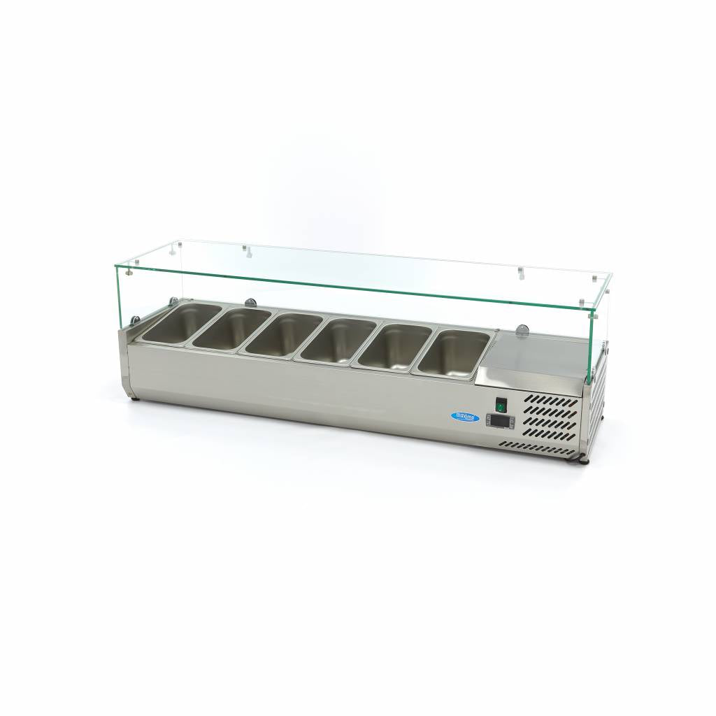 Vitrinas Refrigeradas Superior - Profesional - 140cm - para 6 x 1/3 GN