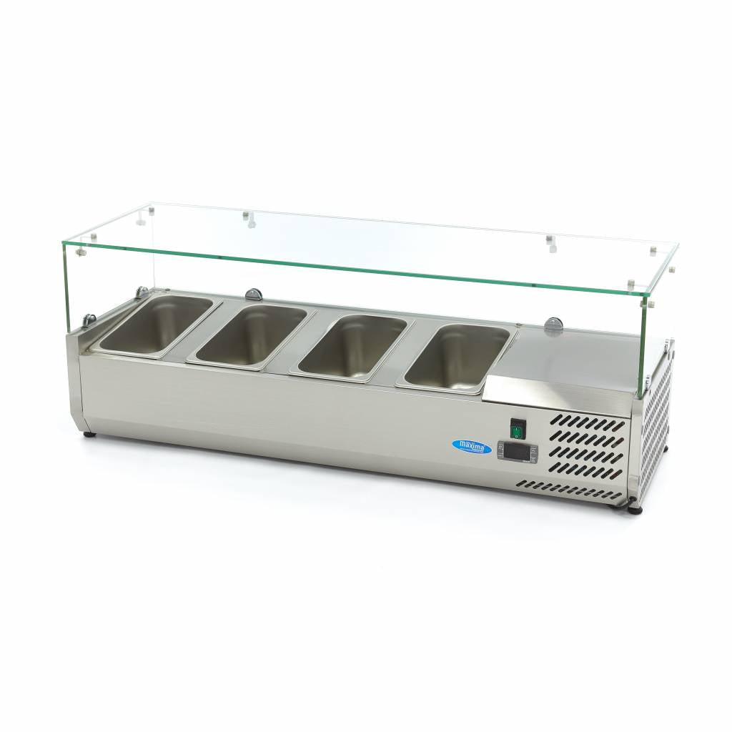Kühlaufsatz - Professionell - 120cm - für 4 x 1/3 GN