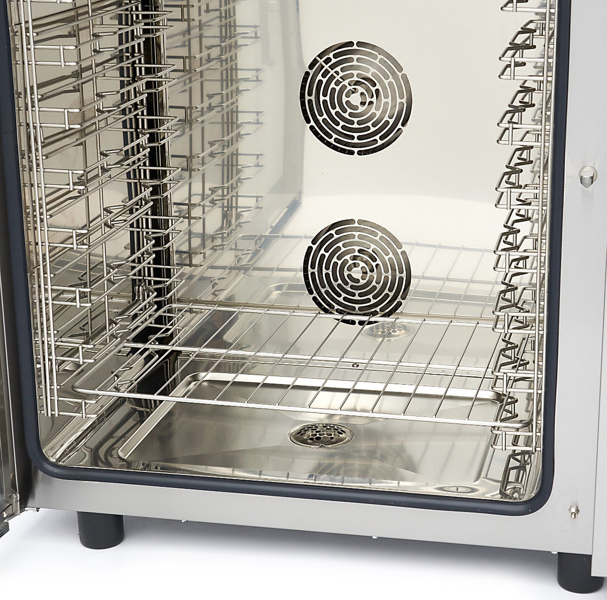 Forno combinado a vapor - Profissional - para 10 tabuleiros (1/1 GN / 60 x 40 cm) - Analógico - 400V