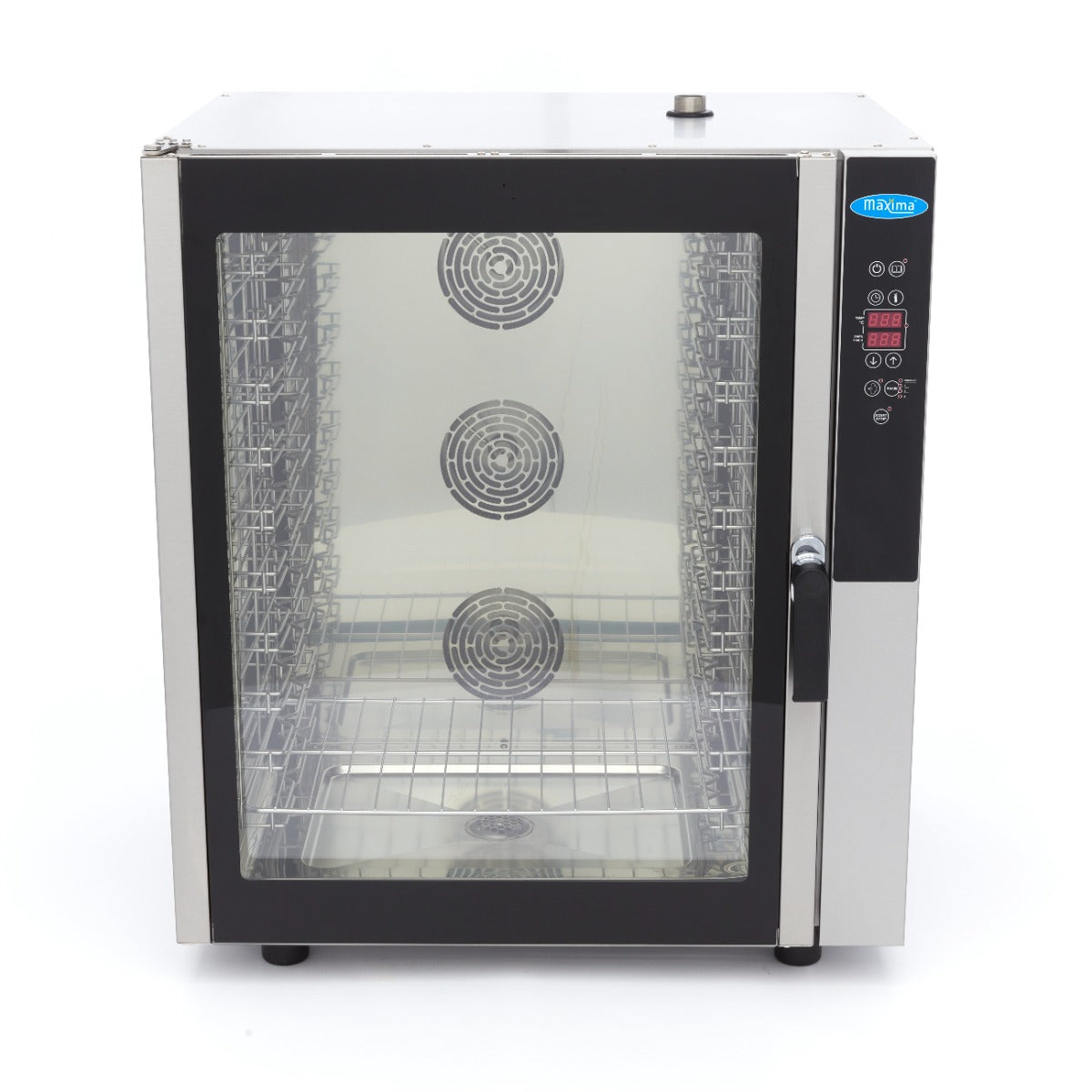 Horno de Vapor Combinado - Profesional - para 10 Bandejas (1/1 GN / 60 x 40 cm) - Pantalla Digital - 400V