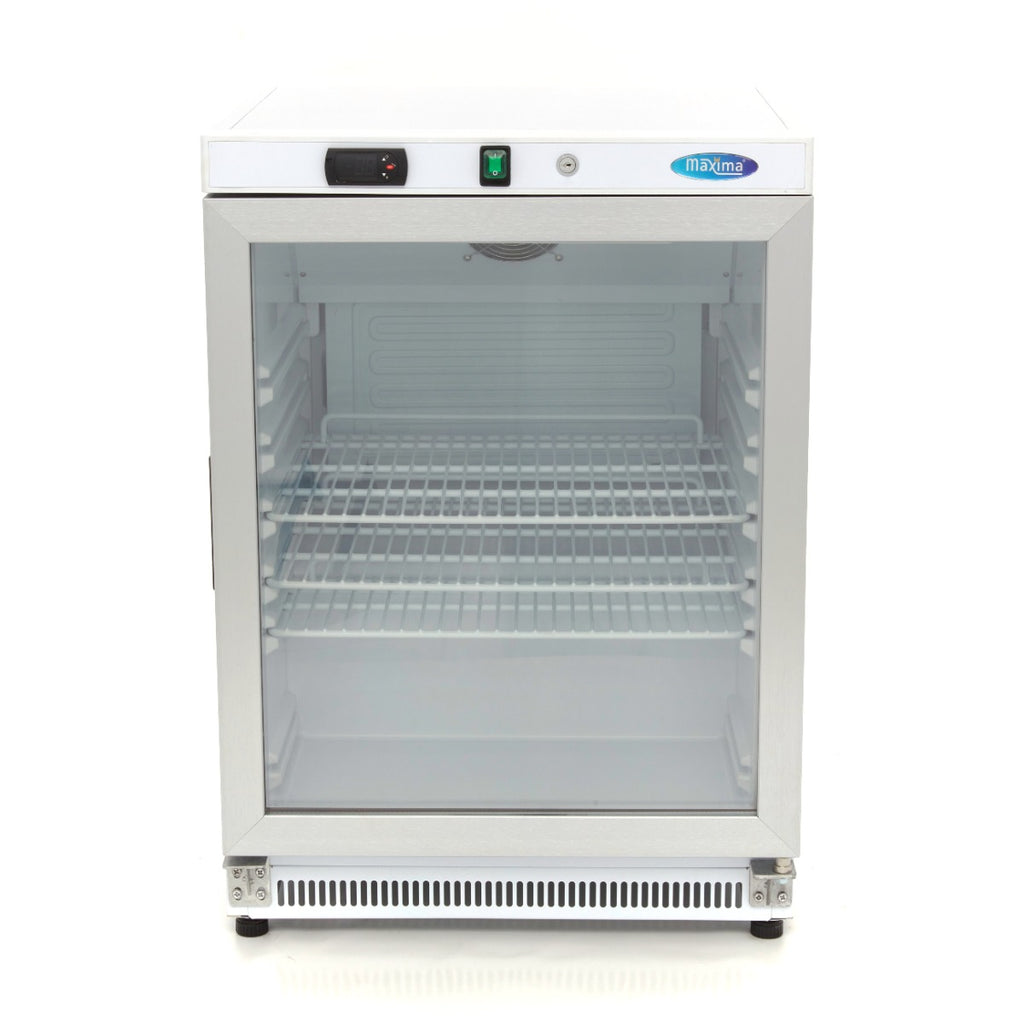 Frigorífico - Profissional - 200L - branco - com porta de vidro