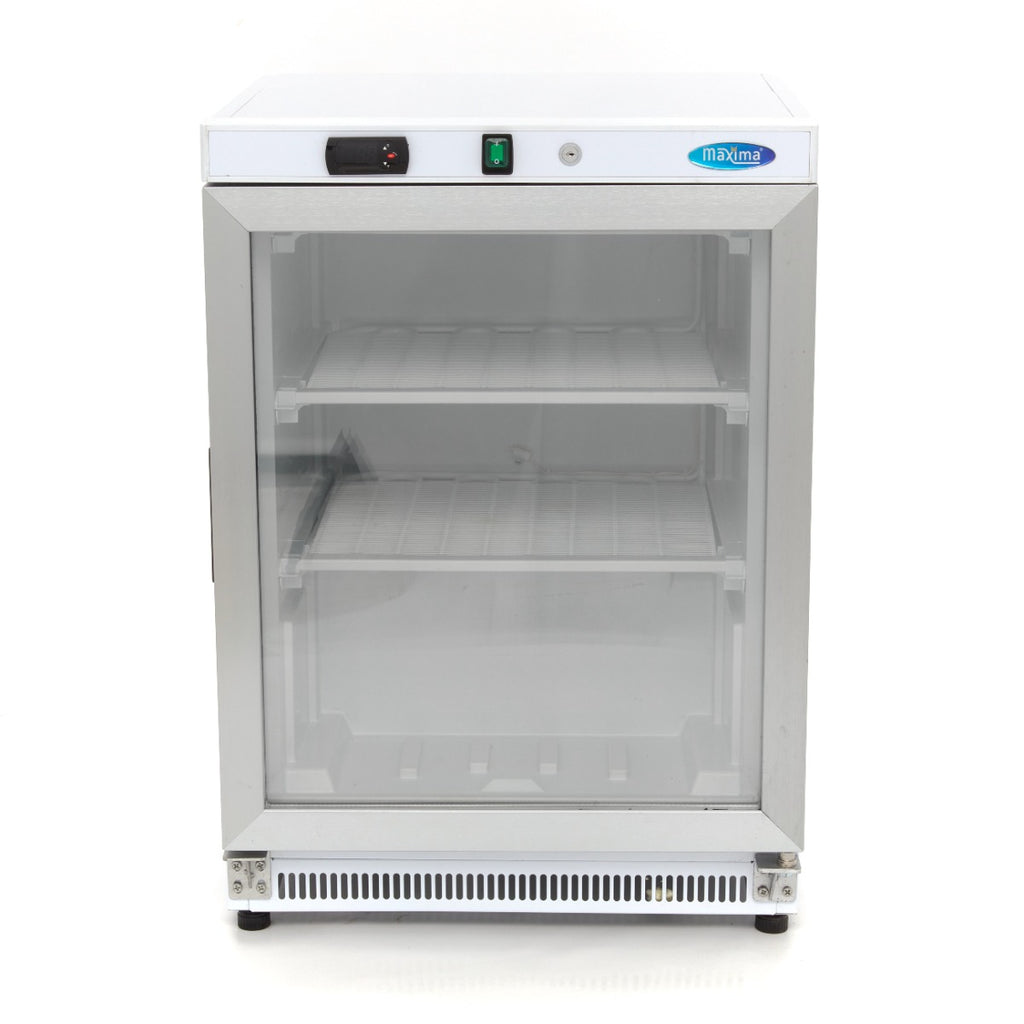 Congelador - Profesional - 200L - Blanco - con Puerta de Cristal