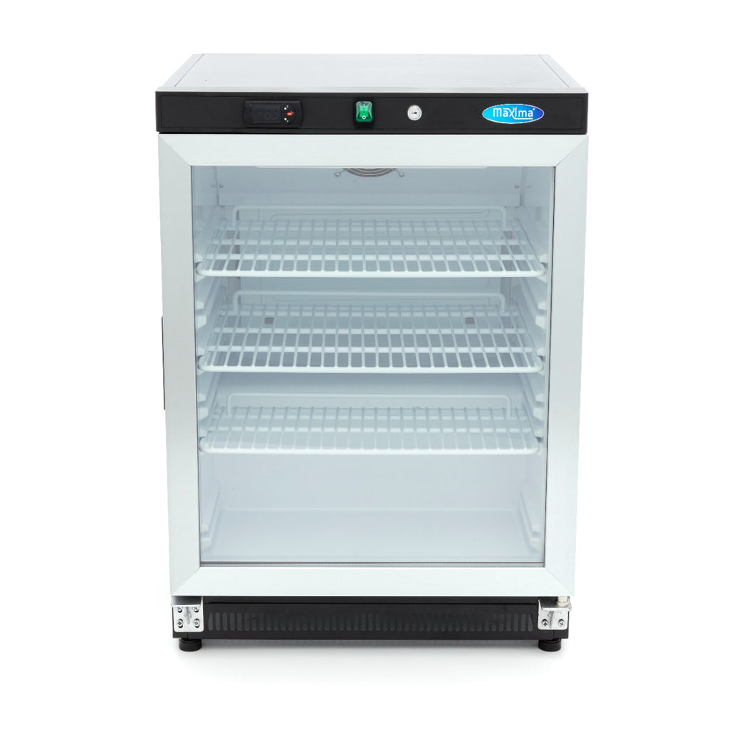 Kühlschrank - Professionell - 200L - schwarz - mit Glastür