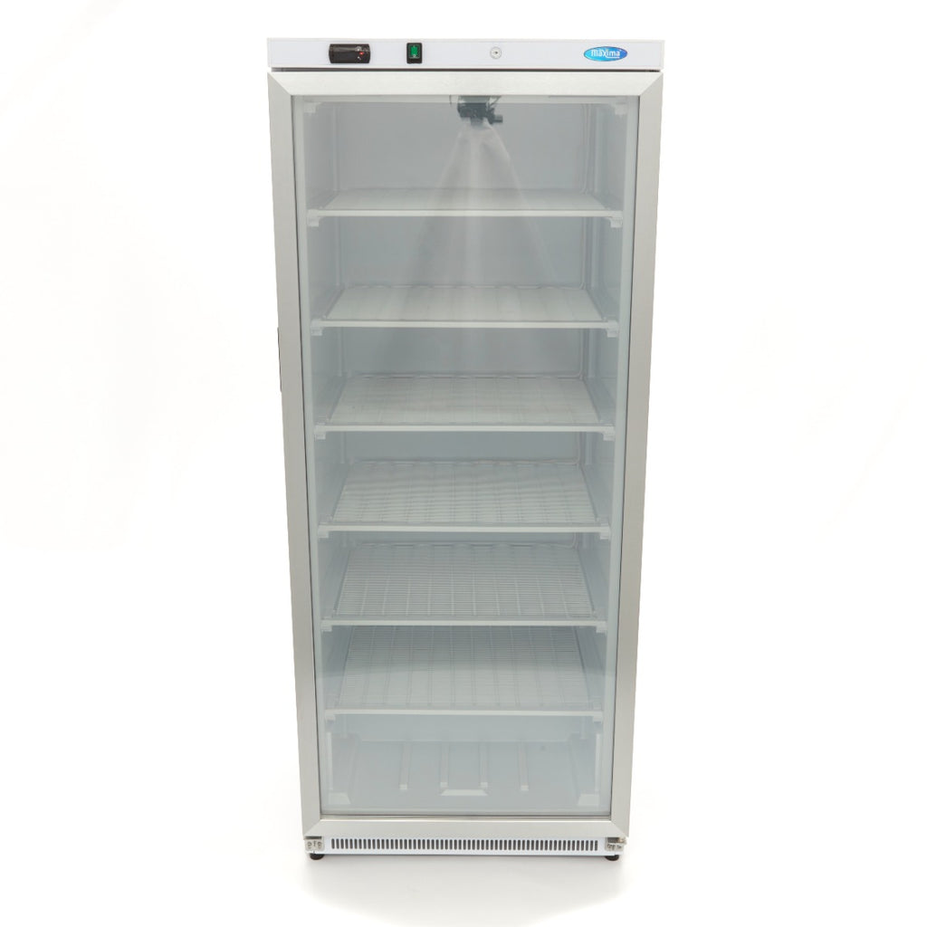 Congelador - Profesional - 600L - Blanco - con Puerta de Cristal