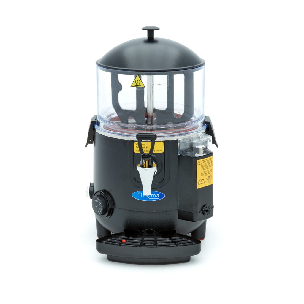 Dispensador de chocolate quente - Profissional - 5L - Preto