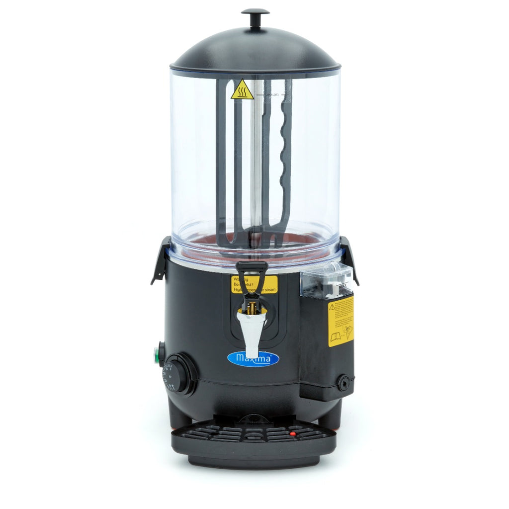 Dispensador de Chocolate Caliente - Profesional - 10L - Negro