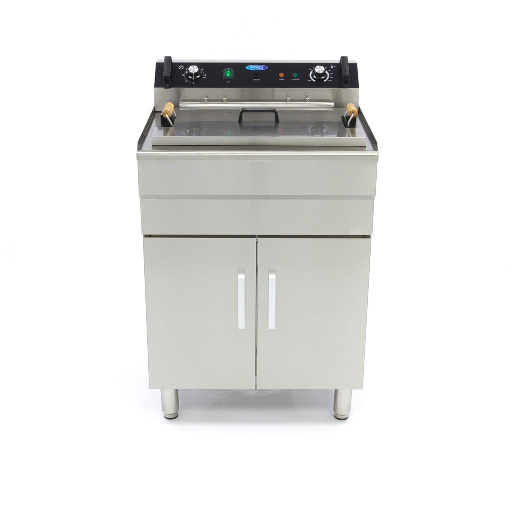 Freidora - Profesional - 35L - 1 Cesta - con Grifo de Vaciado - 400V