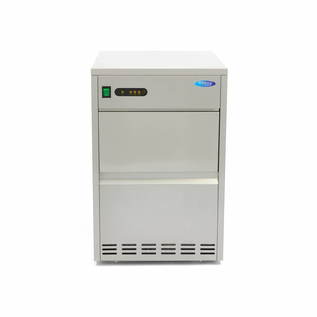 Máquina de Hielo - Profesional - 45kg/día - Cubitos de Hielo Huecos - Refrigerado por Aire