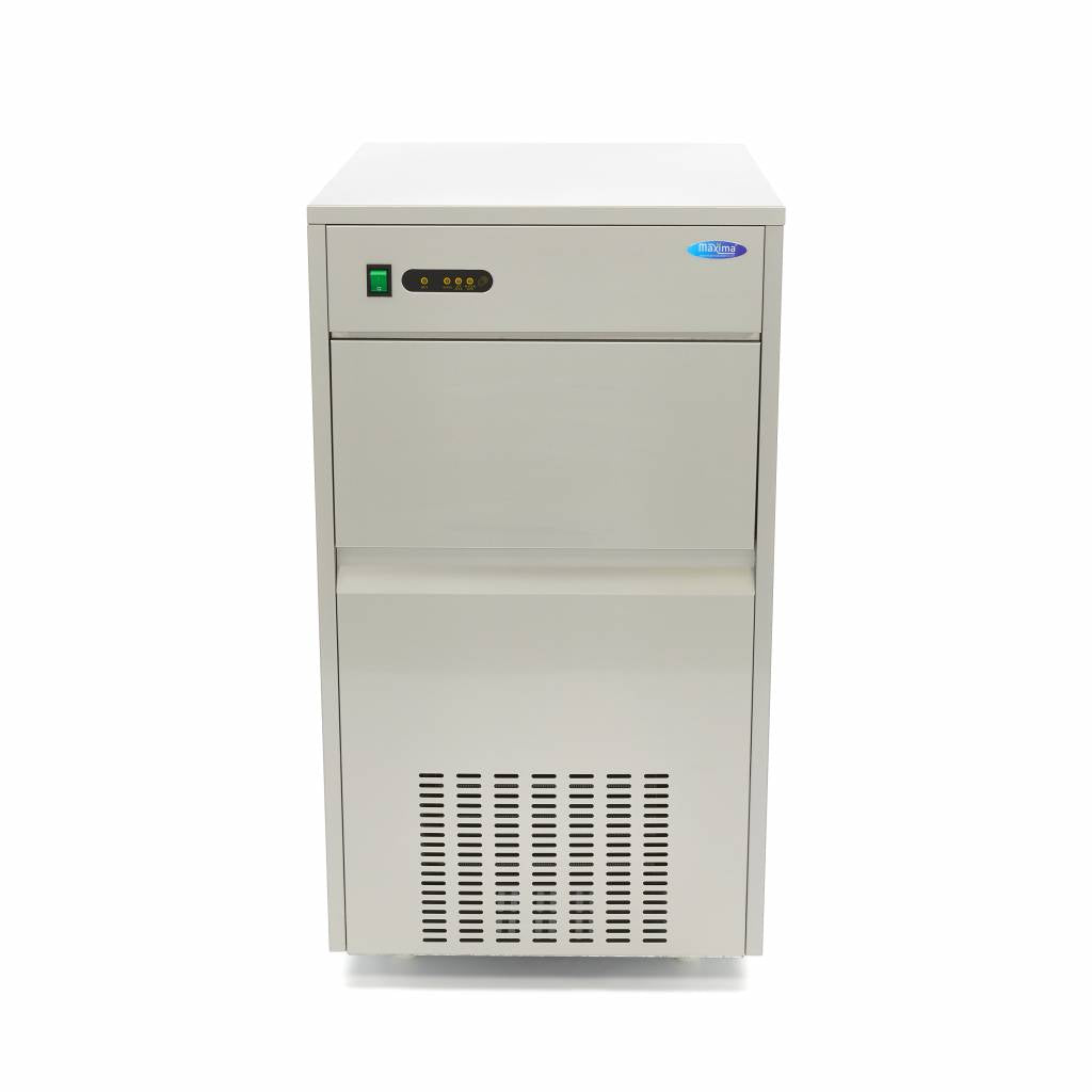Máquina de Hielo - Profesional - 80kg/día - Cubitos de Hielo Huecos - Refrigerado por Aire