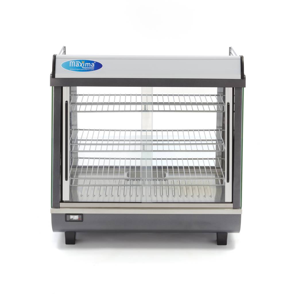 Expositor de Alimentos Calentado - Profesional - 96L - 67,5cm - 3 Estantes