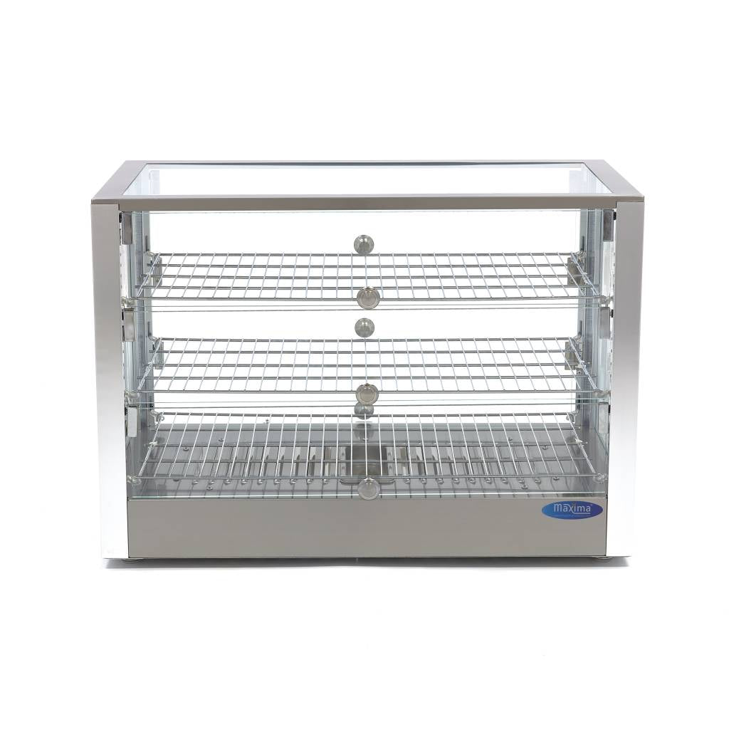 Beheizte Speisevitrine - Professionell - 115L - 70cm - 3 Böden