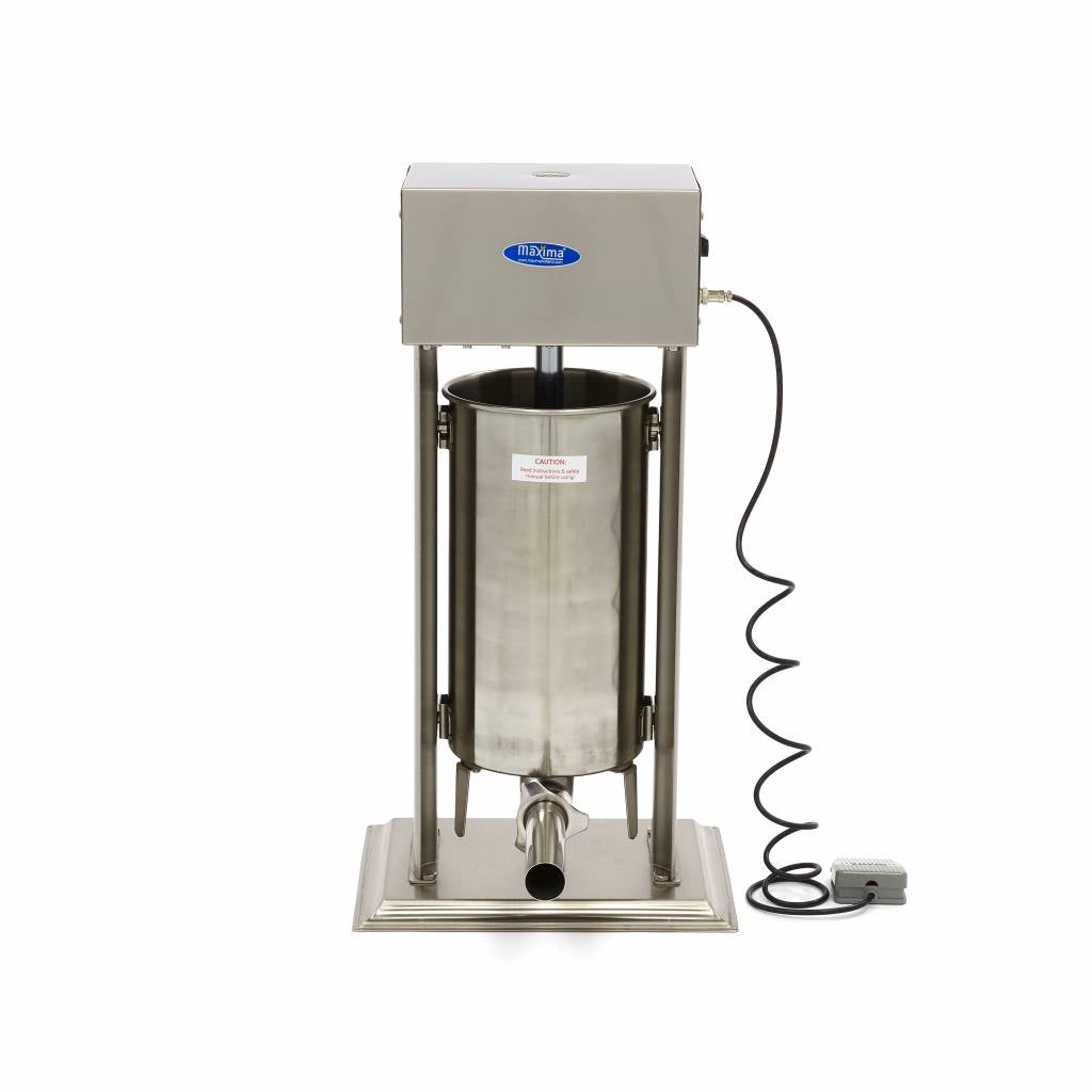 Enchedora de salsichas - Profissional - 15L - Automática - Vertical - Inclui 4 tubos de enchimento