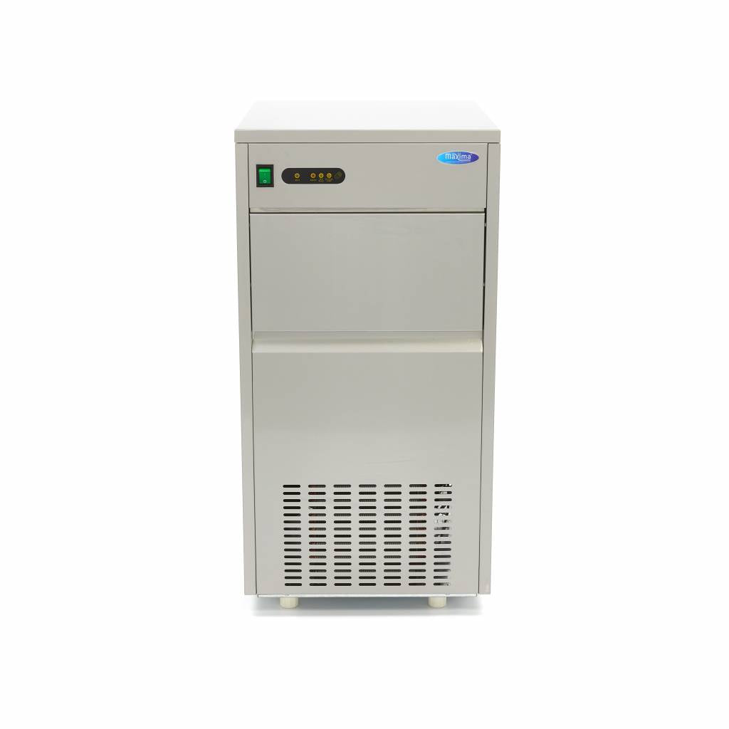 Máquina de Hielo - Profesional - 60kg/día - Cubitos de Hielo Huecos - Refrigerado por Aire
