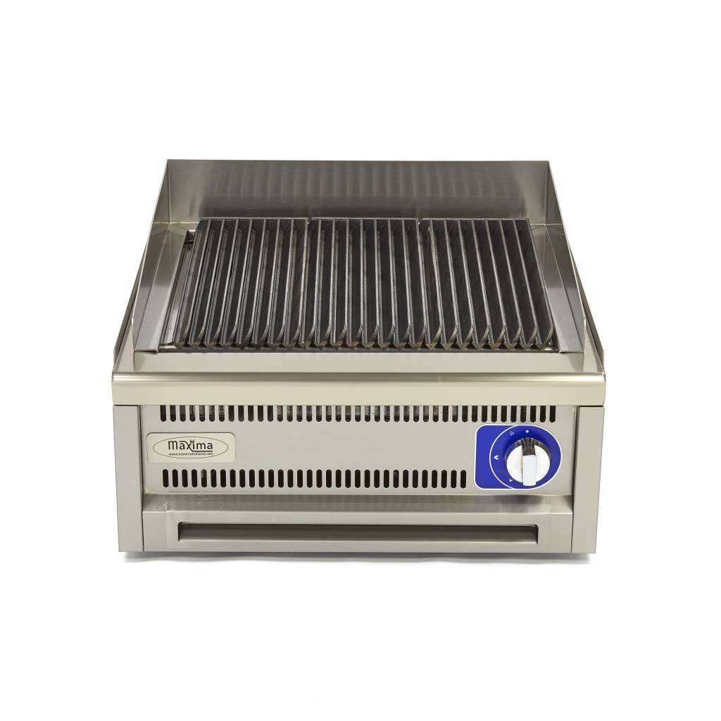 Chargrill de Calidad Comercial - Profesional - Unidad Doble - 60cm de Profundidad - Gas