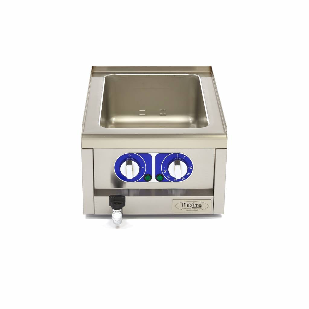 Professionele bain-marie - Professioneel - Enkele unit - 60 cm - Met aftapkraan - Elektrisch