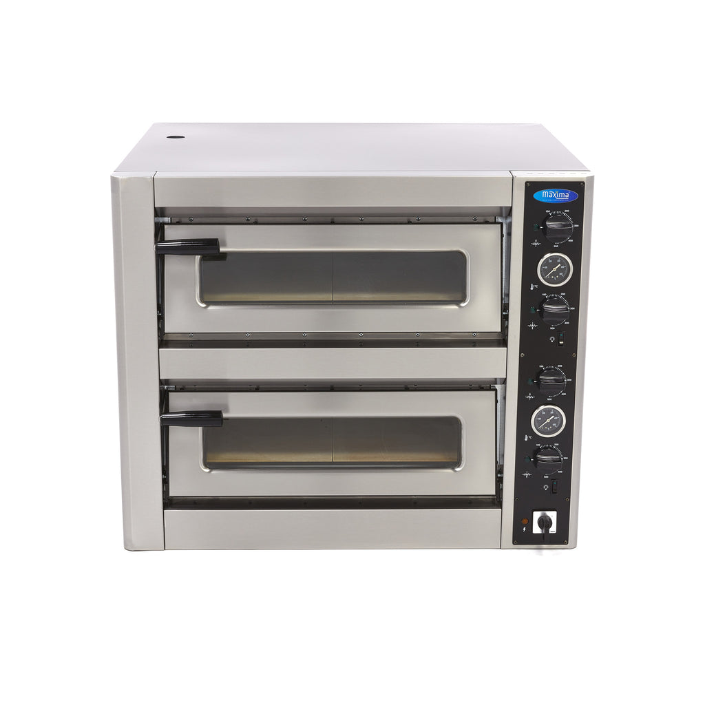 Pizzaofen - Professionell - 4 pizzas Ø30cm - Doppelkammer