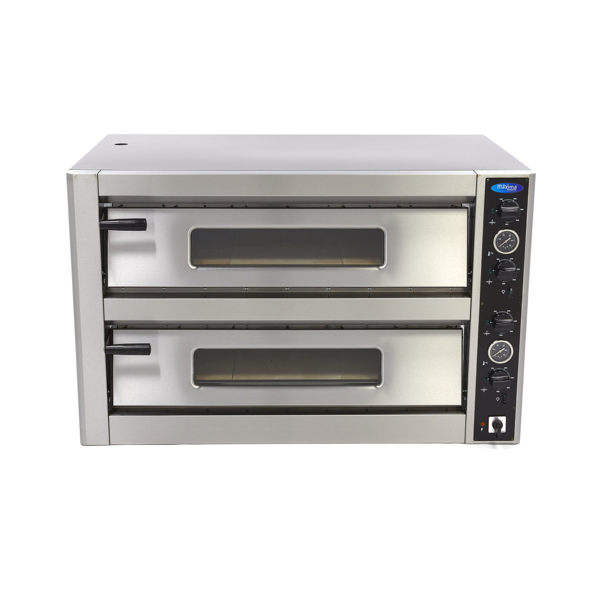 Pizzaofen - Professionell - für 12 Pizzen mit Ø30cm - Doppeletage