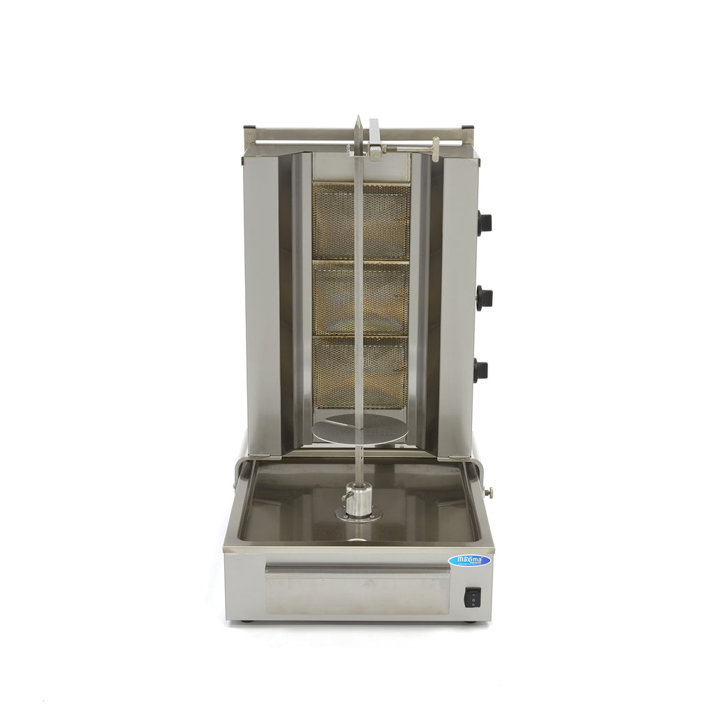 Kebabgrill - Professionell - 3 Brenner - 40kg Fleisch - Gas