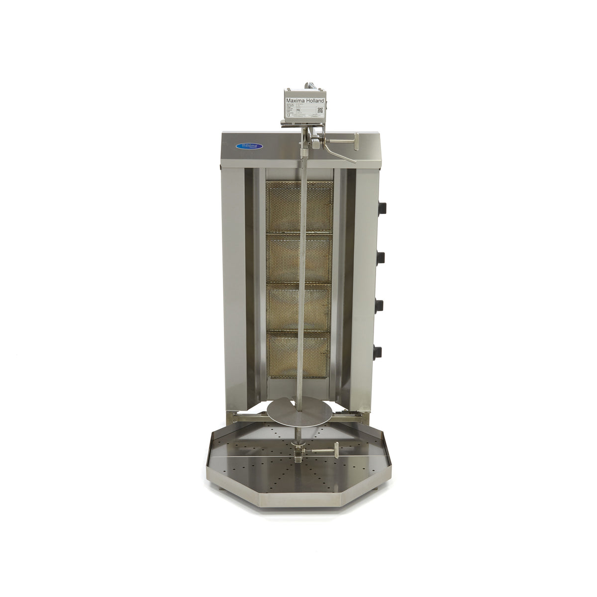 Grill per Kebab - Professionale - 4 Bruciatori - 50kg Carne - Gas
