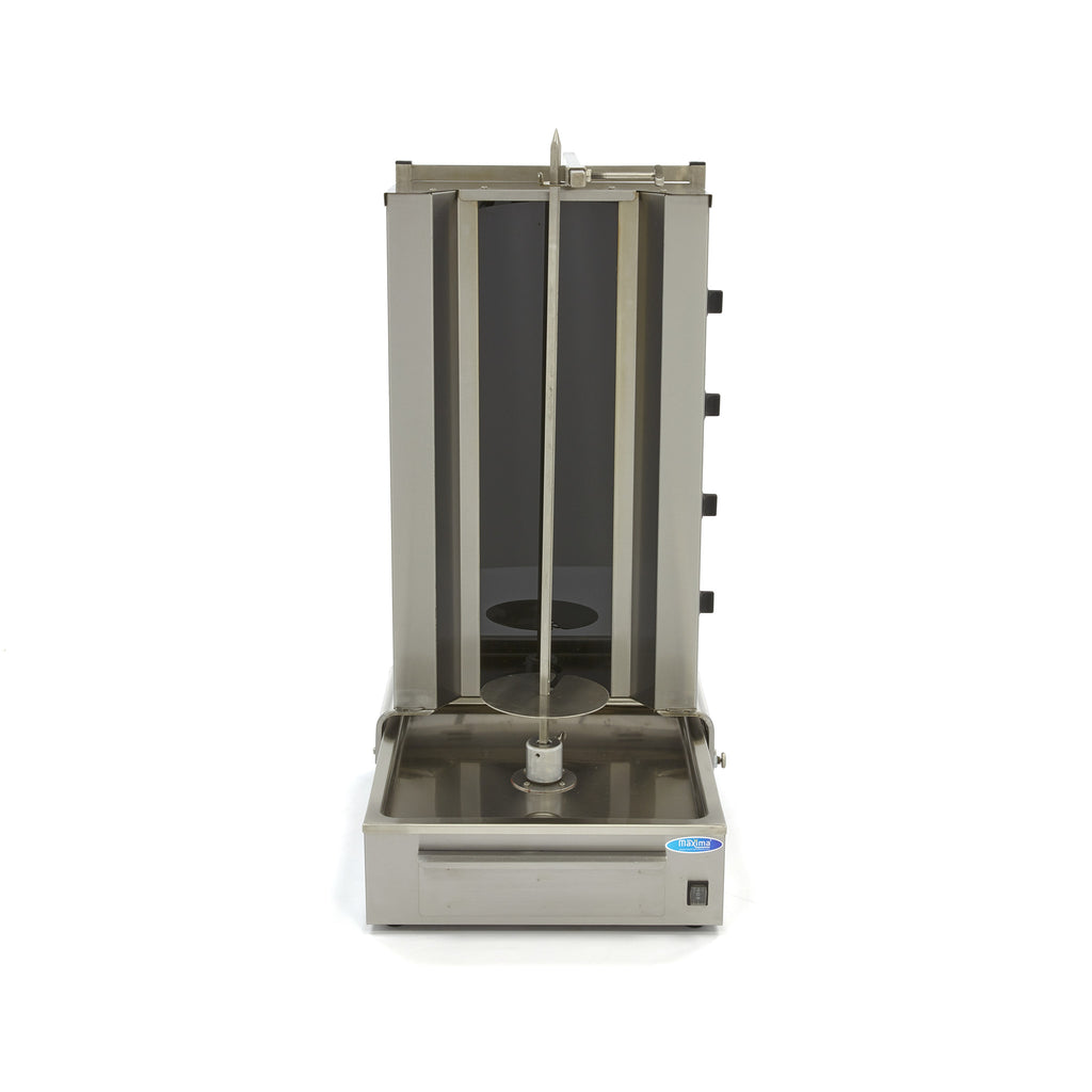 Kebab Grill - Profesional - 4 Quemadores - 70kg Carne - Eléctrico