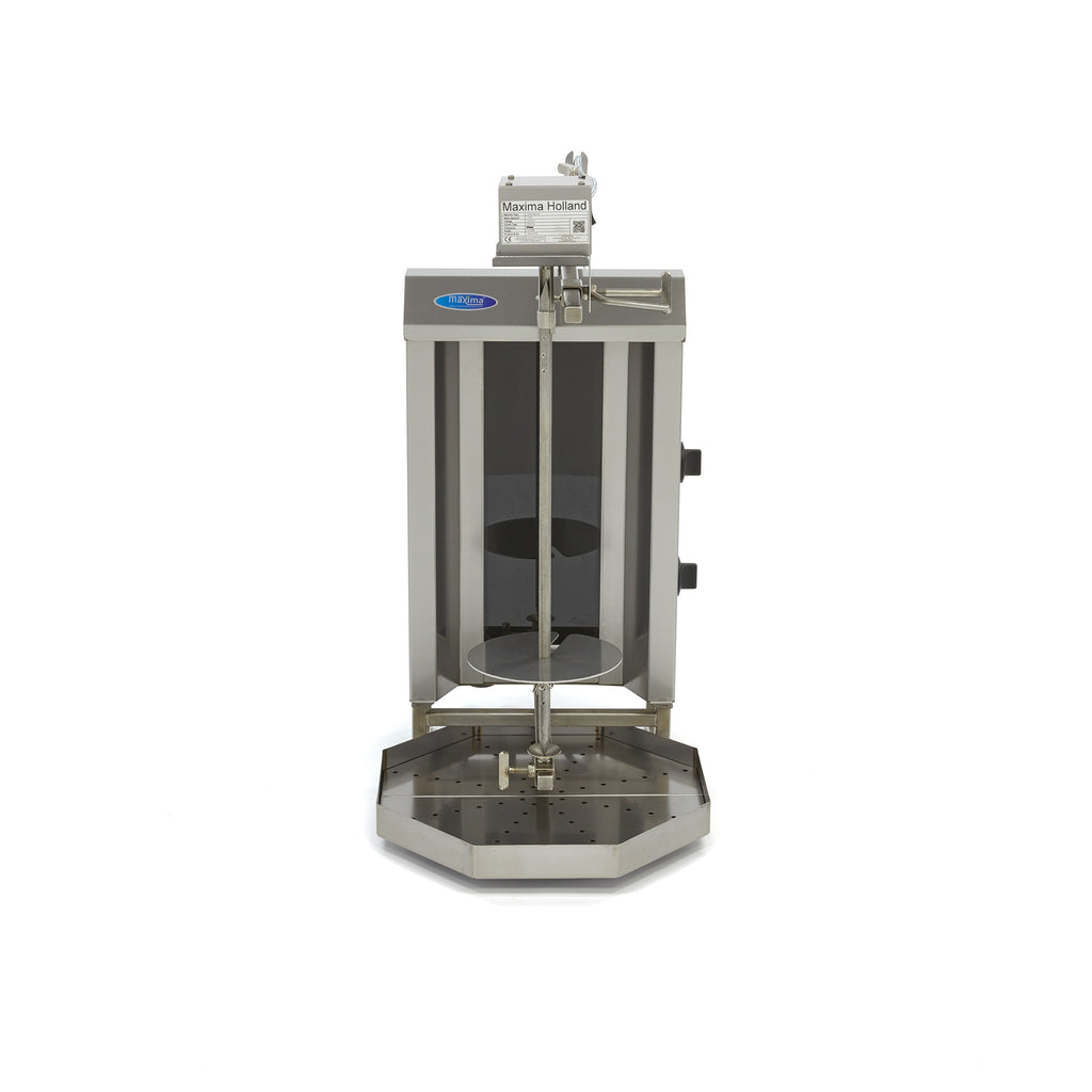 Grill per Kebab - Professionale - 2 Resistenze - 20kg Carne - Elettrico