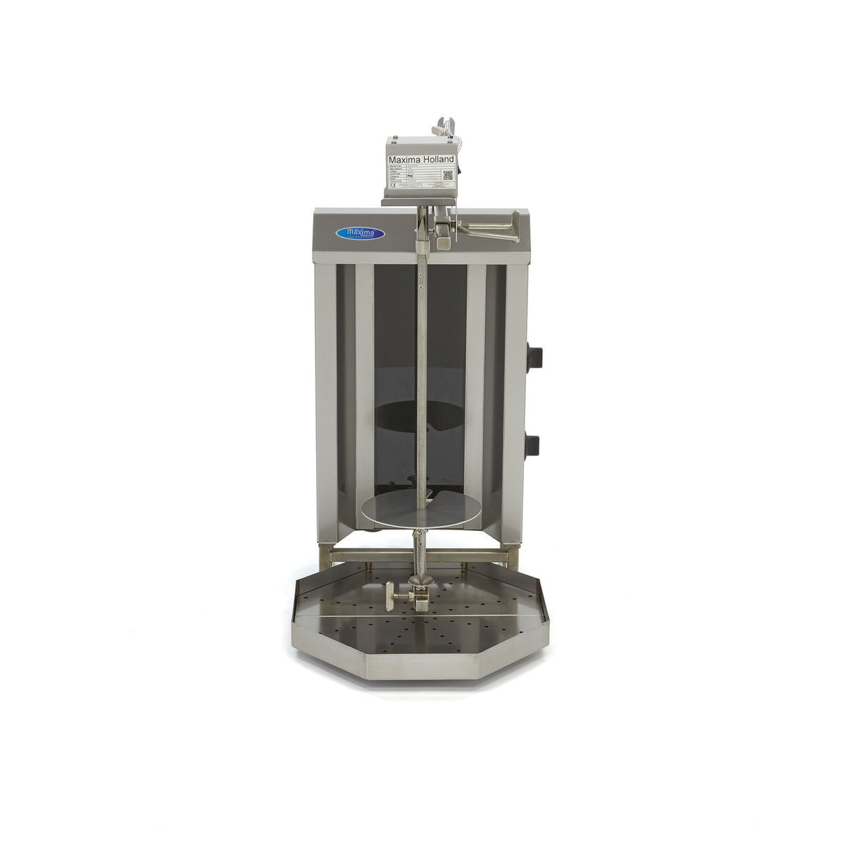 Grill per Kebab - Professionale - 2 Resistenze - 20kg Carne - Elettrico
