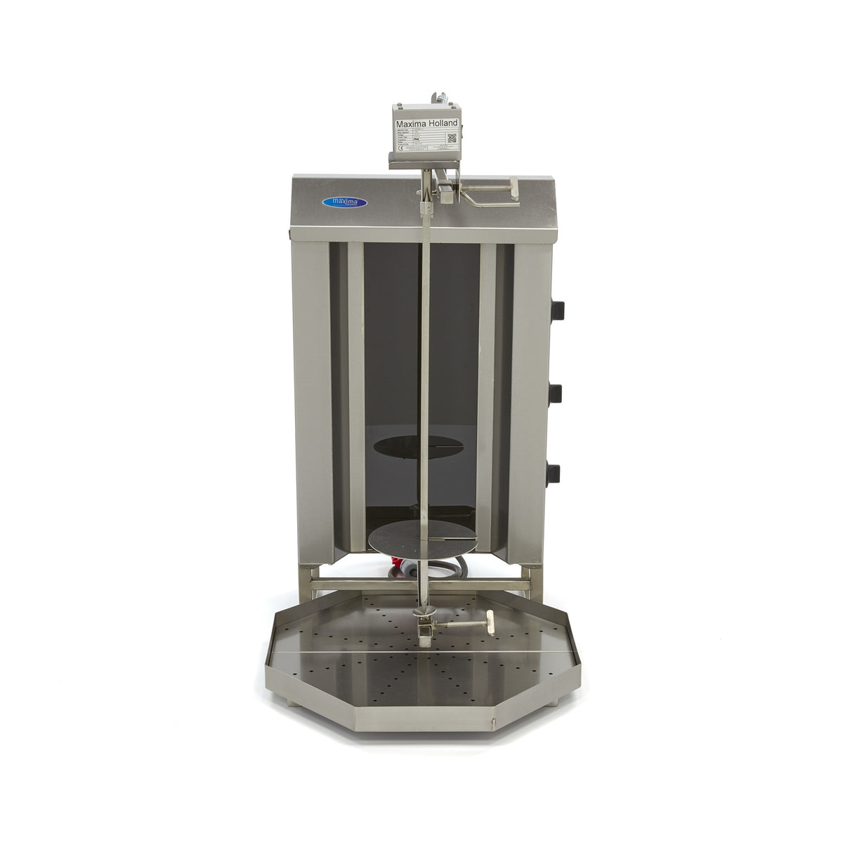 Kebab Grill - Profesional - 3 Quemadores - 30 kg Carne - Eléctrico