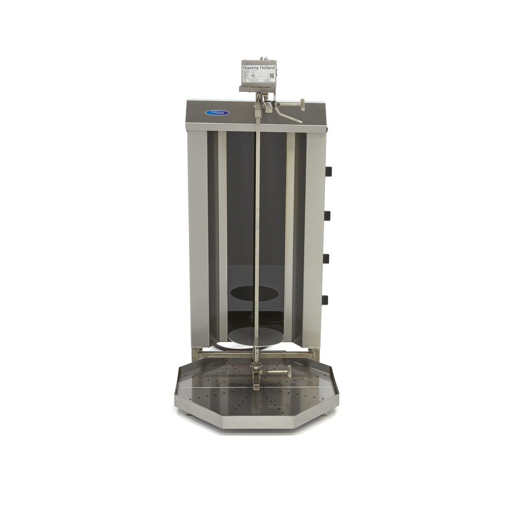 Kebabgrill - Professionell - 4 Brenner - 50 kg Fleisch - Elektrisch