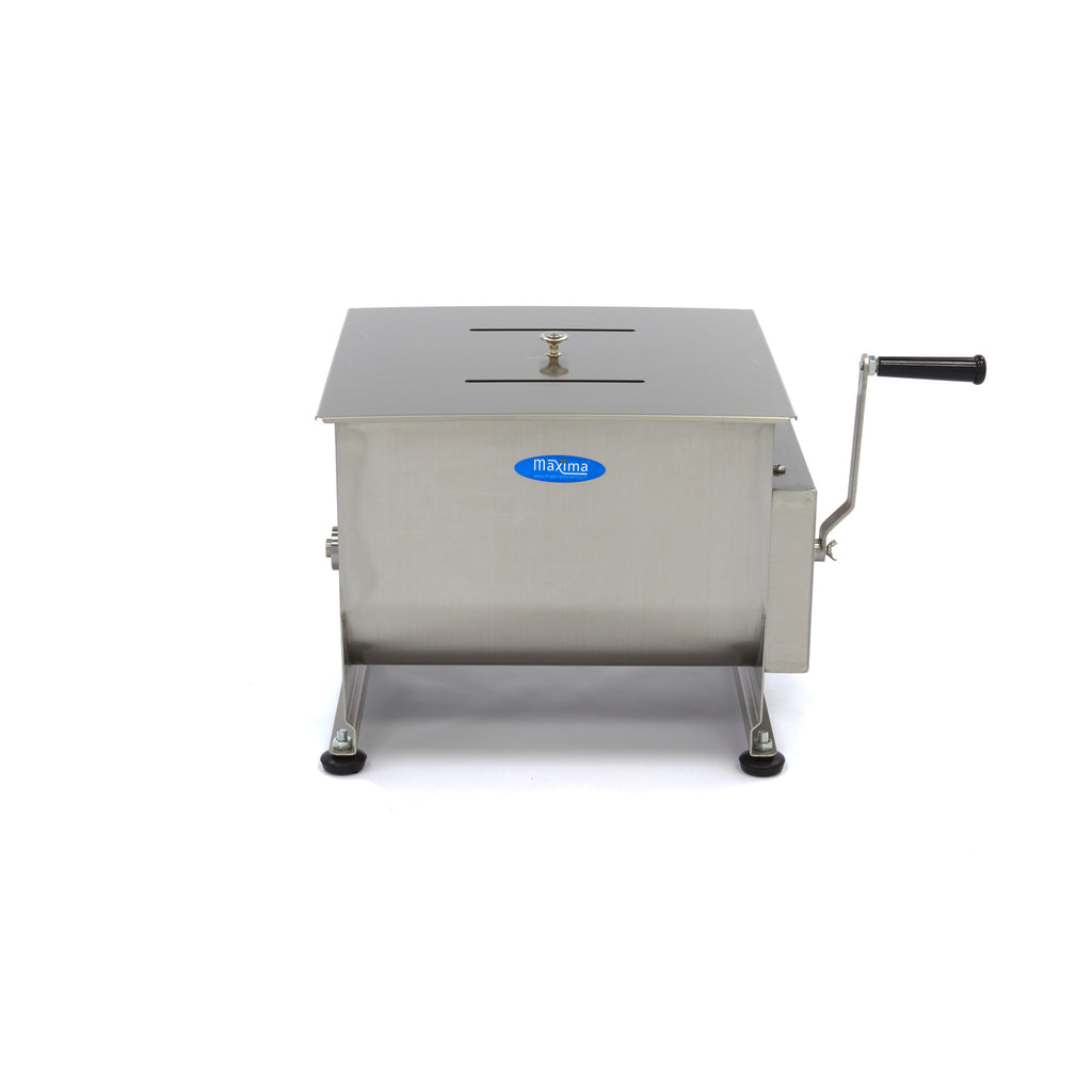 Mezclador de Carne - Profesional - 30L - 25kg Carne - Eje Doble - Manual