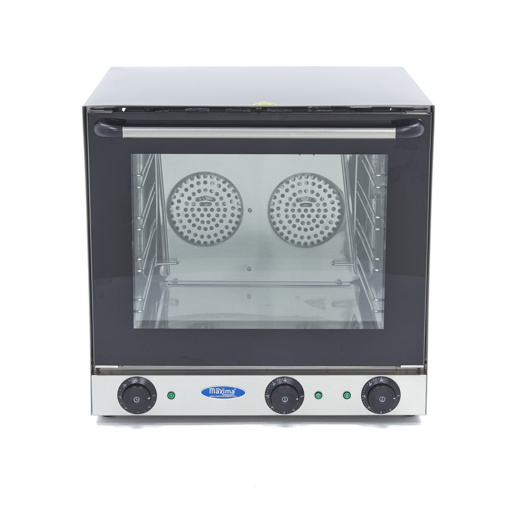 Horno de Convección - Profesional - Grill - para 4 Bandejas - Temporizador Incorporado - hasta 300°C