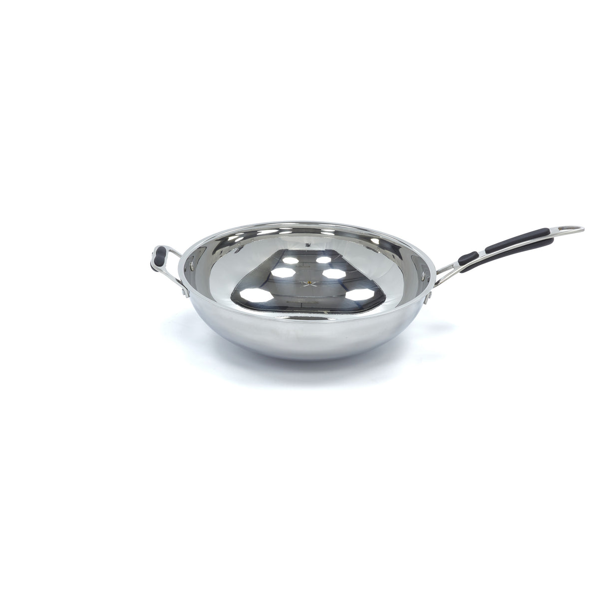 Padella Wok - Professionale - Ø36cm - Acciaio Inox - Induzione