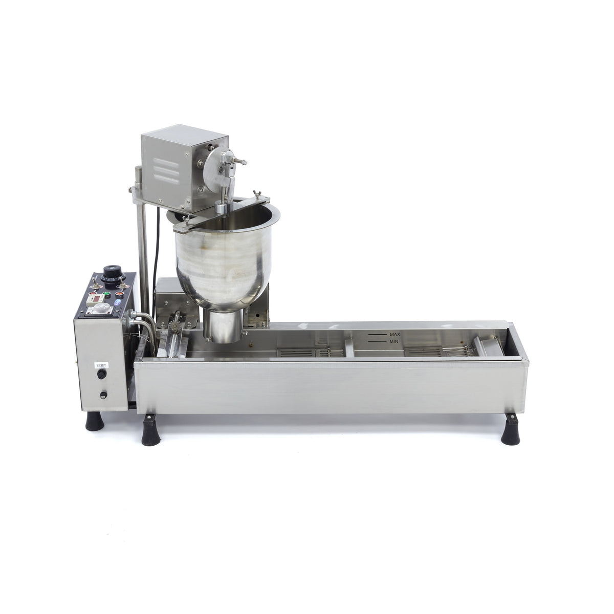 Macchina per Donut - Professionale - 450 Donut/h - Automatica - Friggitrice con Sistema Rotante